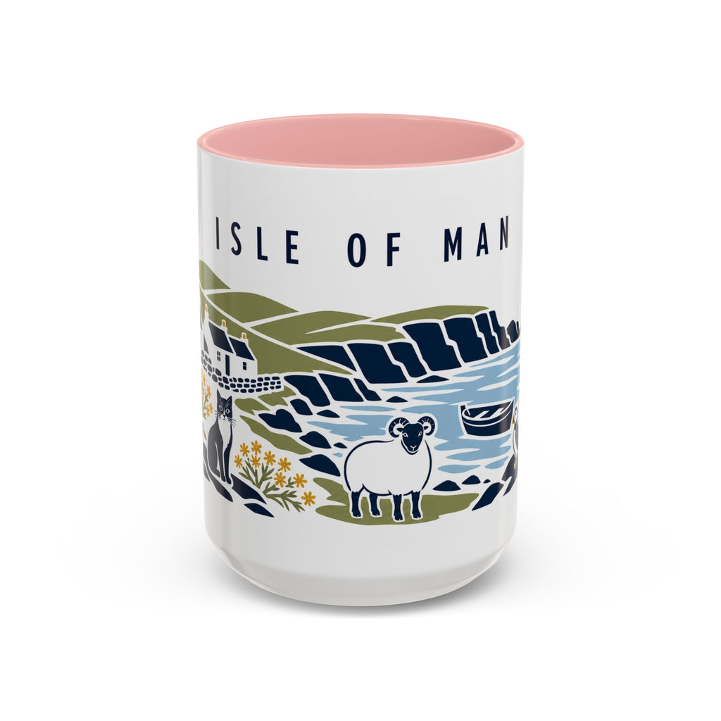 Isle of Man Coffee Mug | Travel Souvenir Accent Mug | Country Gift Ceramic Cup 11oz 15oz