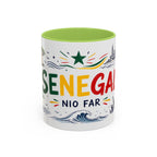 Senegal Soccer Coffee Mug | World Cup Fan Gift | Accent Color Ceramic 11oz 15oz Match Day Cup