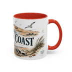 Skeleton Coast Mug, Namibia Travel Souvenir, Bucket List Gift, Accent Ceramic Coffee Mug 11oz 15oz