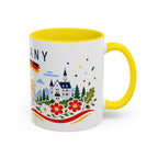 Germany Coffee Mug | Travel Souvenir Accent Mug | Country Gift Ceramic Cup 11oz 15oz