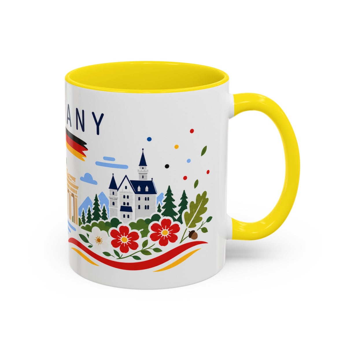 Germany Coffee Mug | Travel Souvenir Accent Mug | Country Gift Ceramic Cup 11oz 15oz