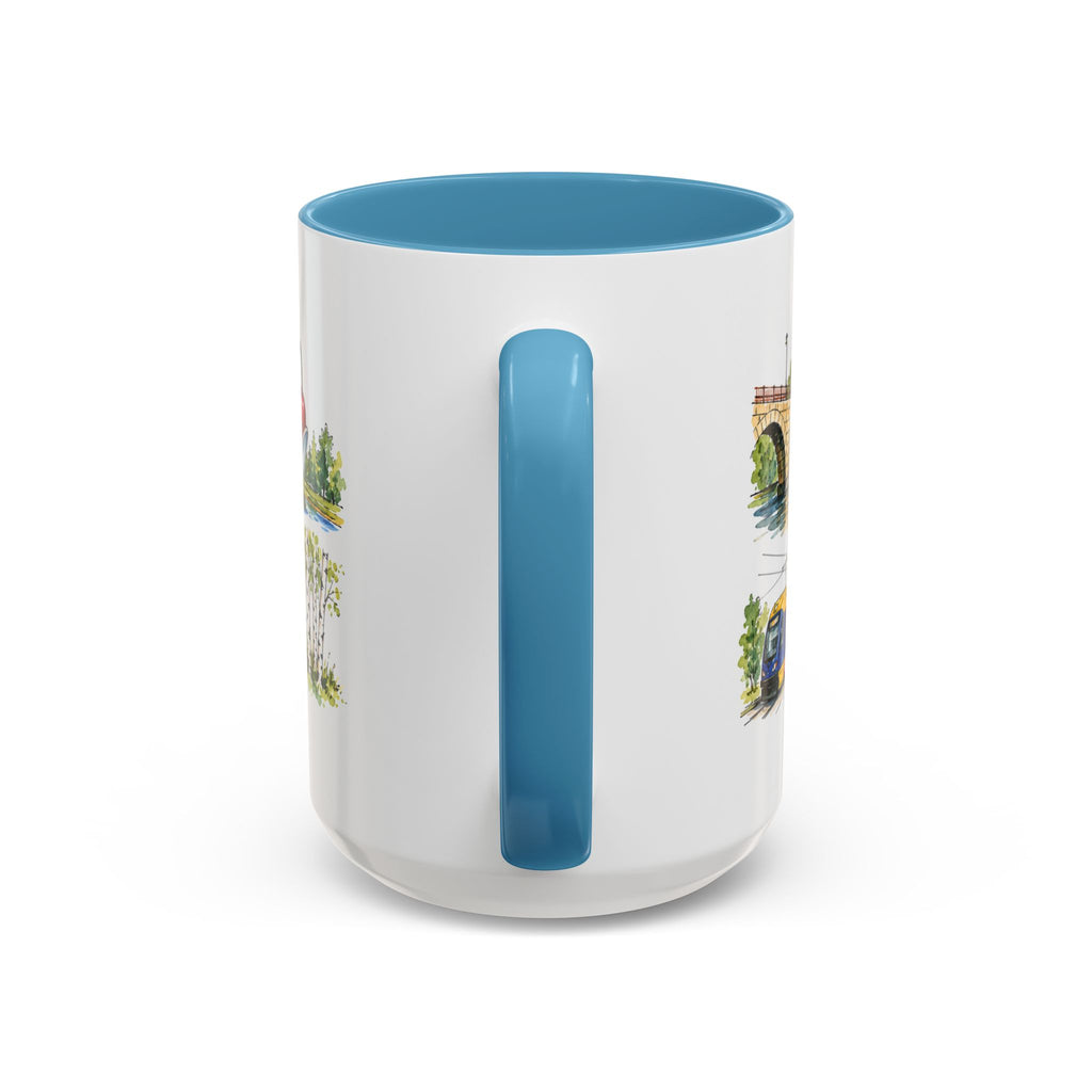 Minneapolis Illustrated Travel Mug | City Souvenir Accent Coffee Mug | 11oz 15oz Ceramic Cup