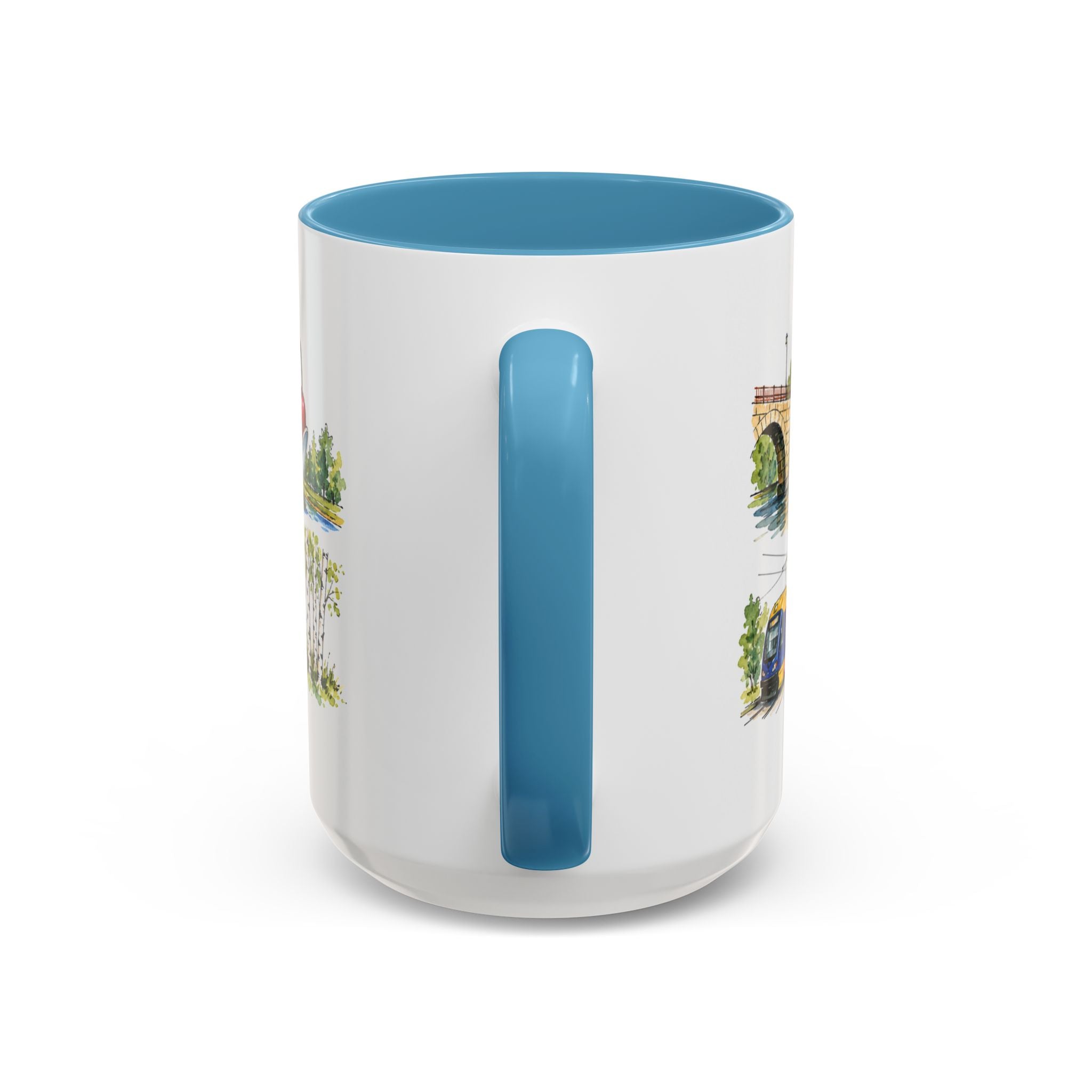 Minneapolis Illustrated Travel Mug | City Souvenir Accent Coffee Mug | 11oz 15oz Ceramic Cup