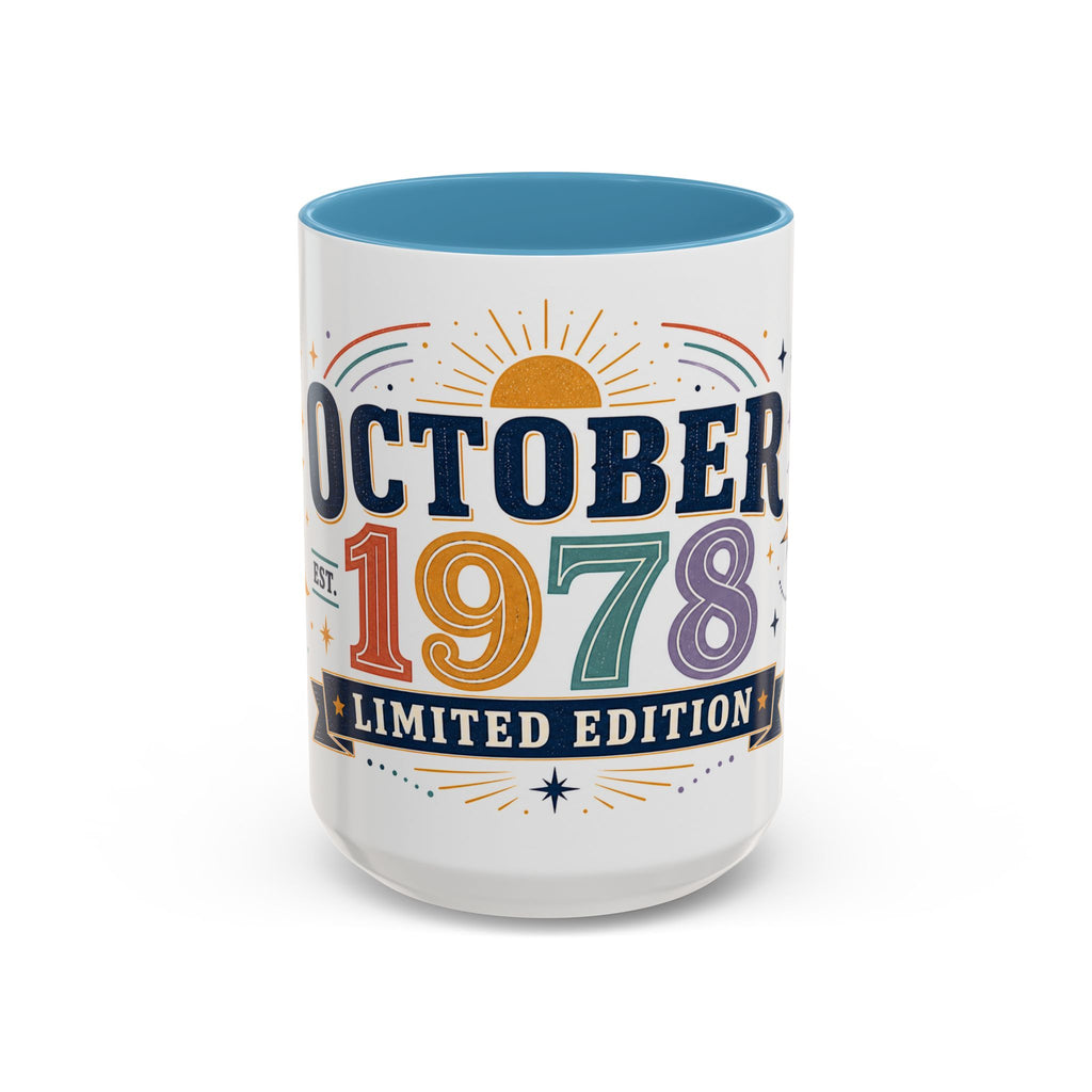 Custom Birthday Mug | Celestial Retro Design, Limited Edition (11oz or 15oz)