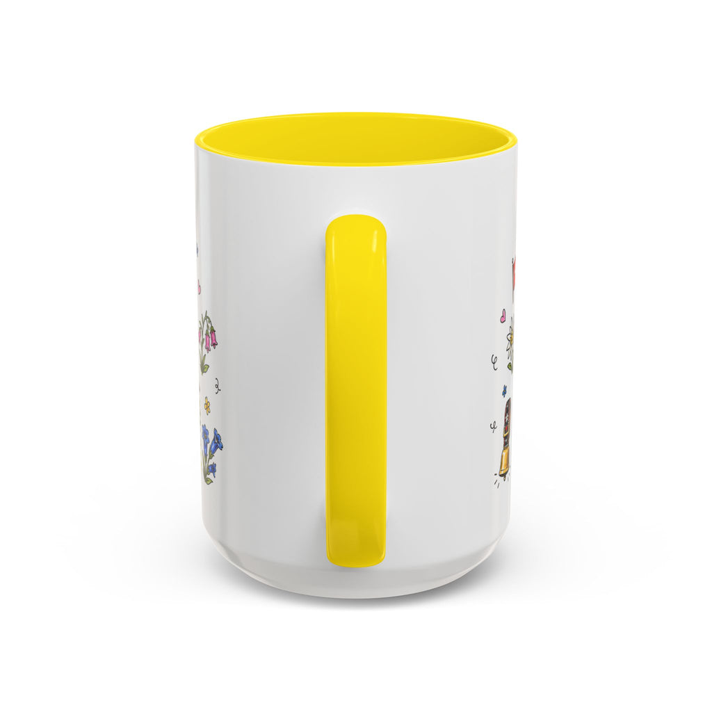 Lauterbrunnen Illustrated Travel Mug | Switzerland Souvenir Accent Coffee Mug | 11oz 15oz Ceramic Cup