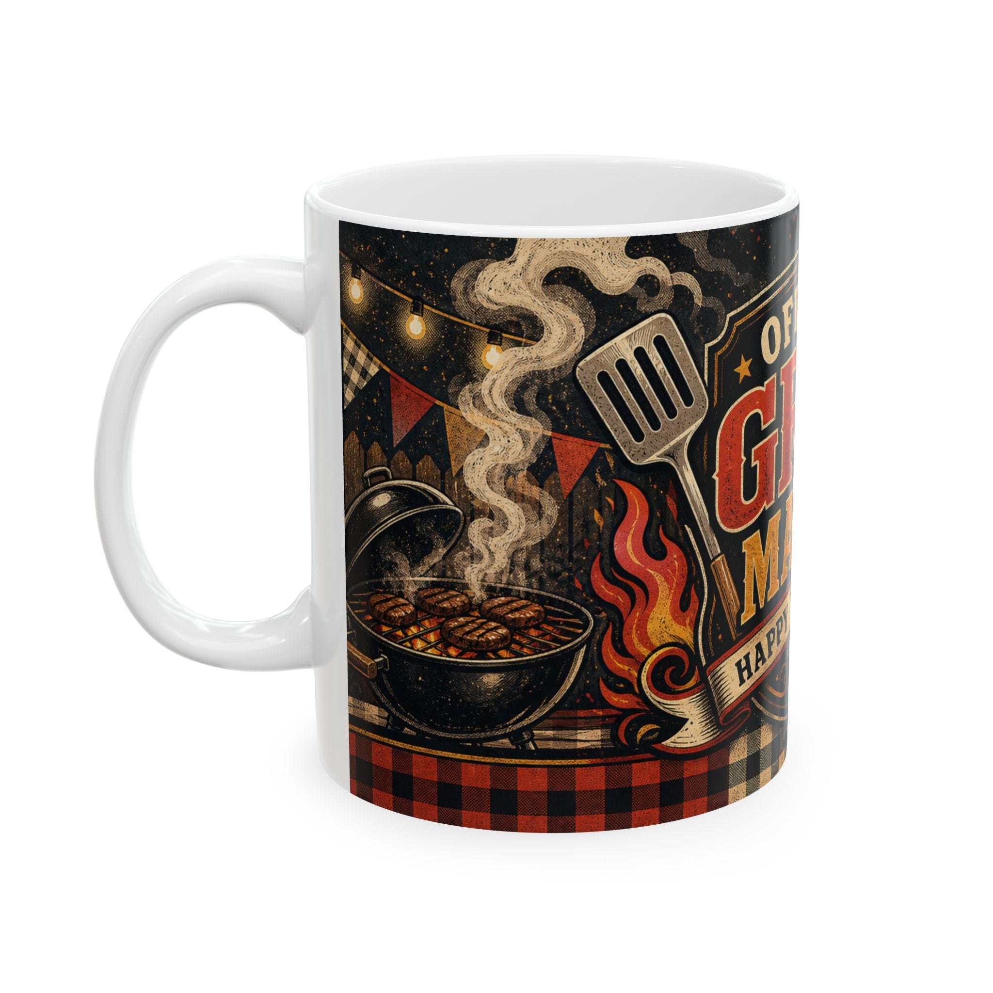 Official Grill Master Father's Day Coffee Mug | Dad Gift | Ceramic 11oz 15oz Cup