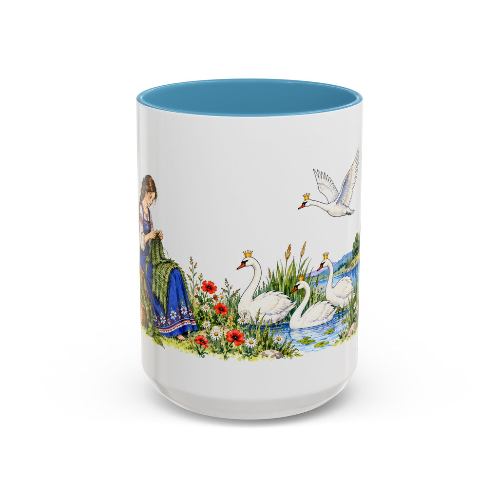 The Wild Swans Mug | Storybook Fairy Tale Accent Coffee Mug | EveryLegend