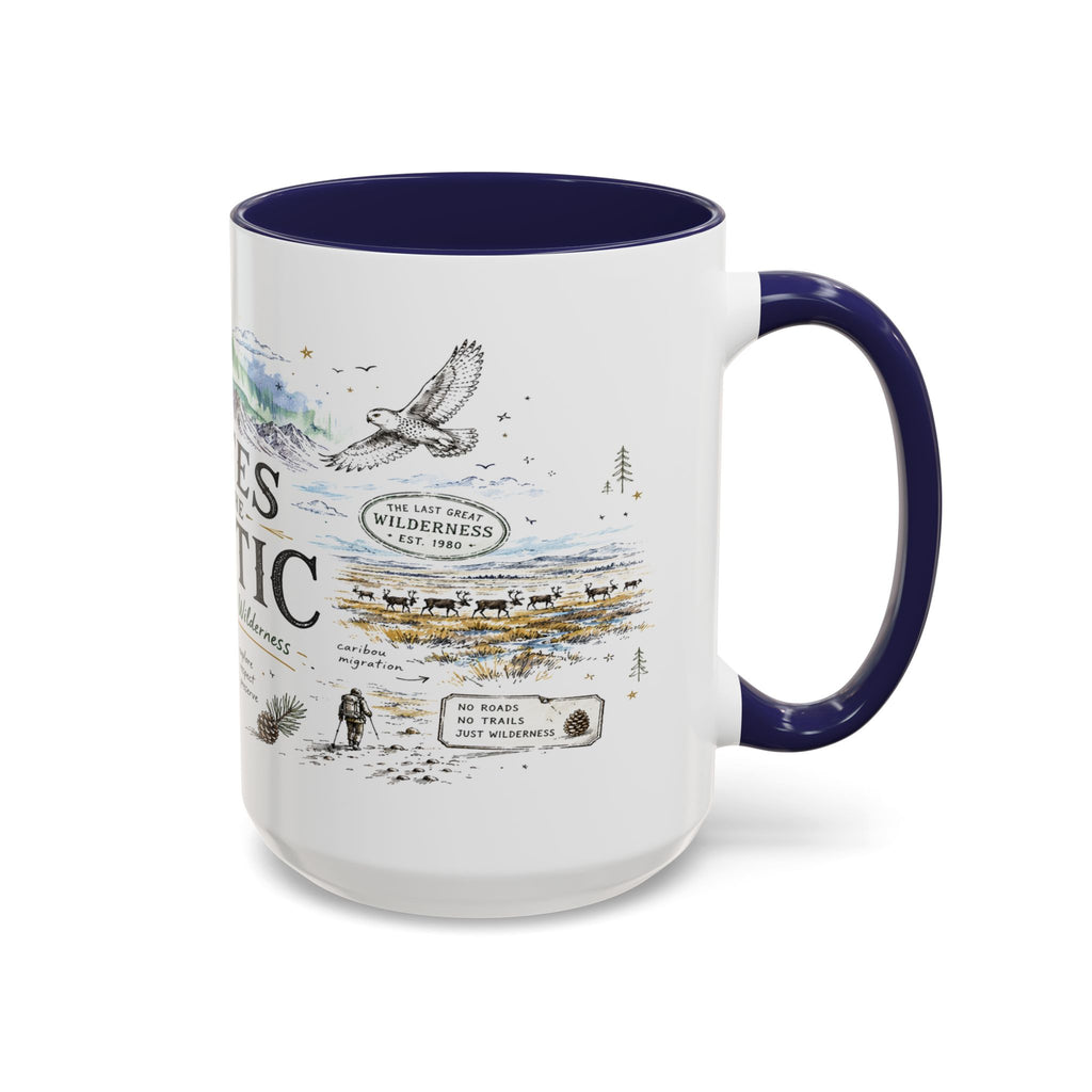 Gates of the Arctic National Park Coffee Mug | Alaska Arctic Wilderness Gift | Accent Color Ceramic 11oz 15oz