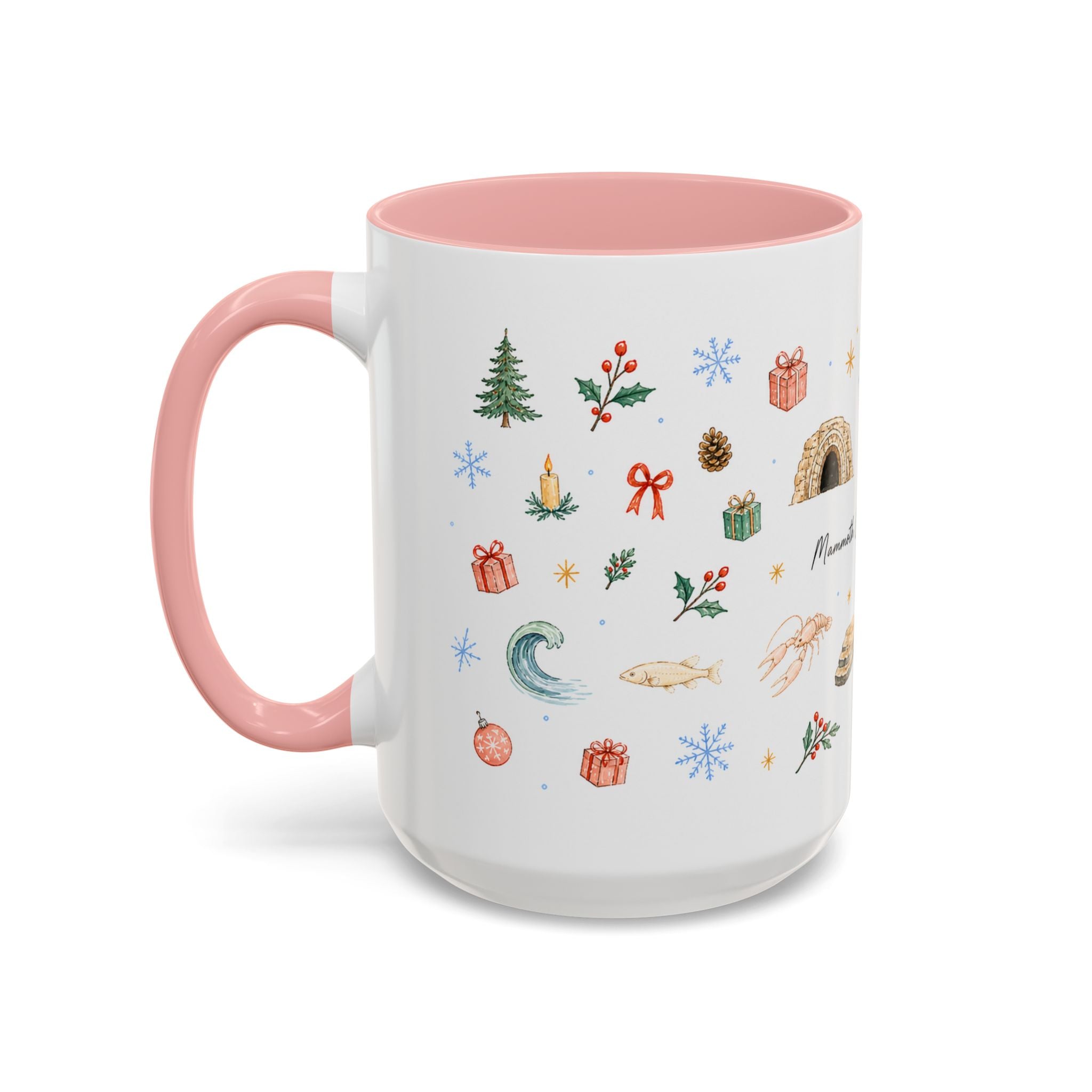 Mammoth Cave National Park Christmas Mug | Watercolor Travel Souvenir | Holiday Gift | Accent Ceramic Coffee Cup 11oz 15oz