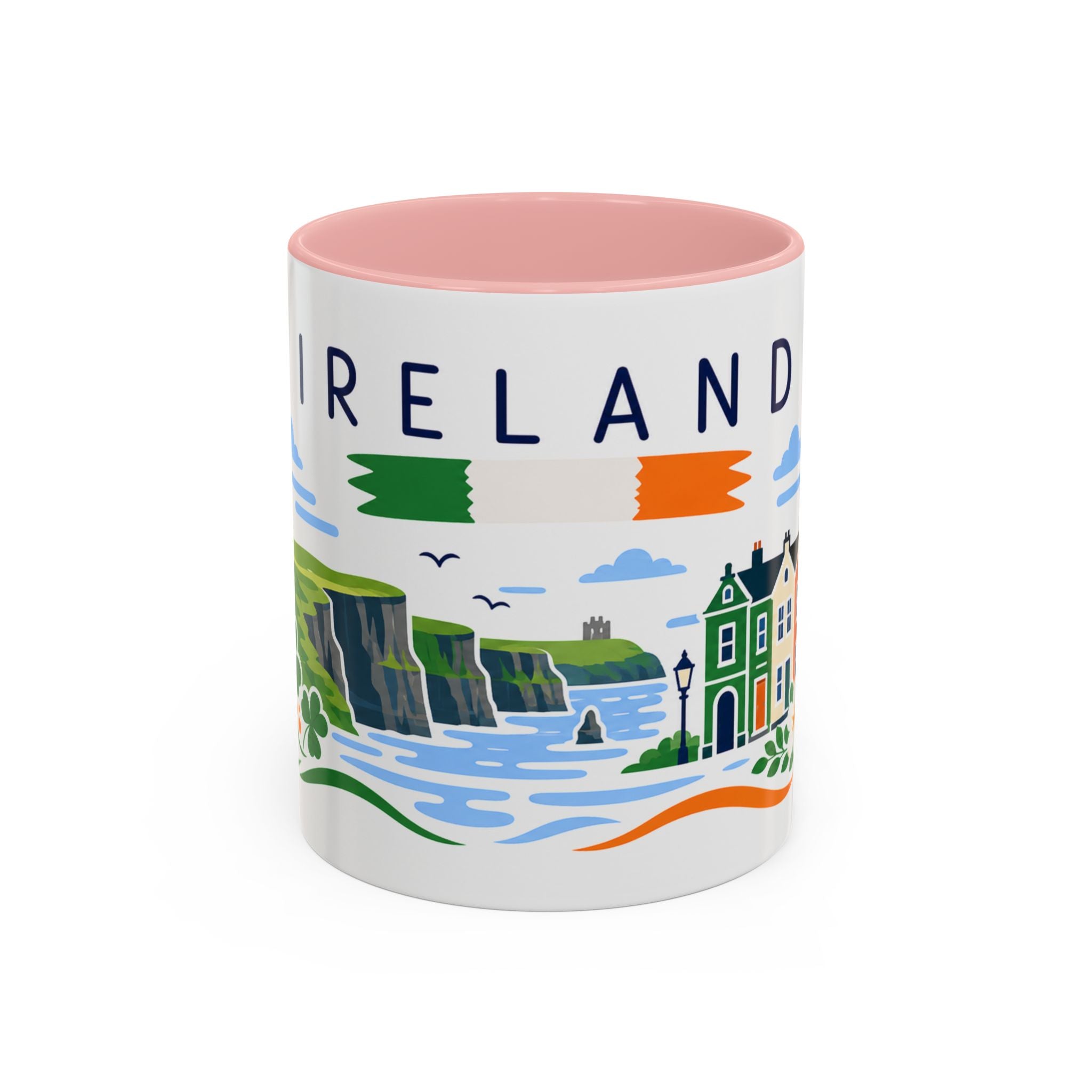 Ireland Coffee Mug | Travel Souvenir Accent Mug | Country Gift Ceramic Cup 11oz 15oz
