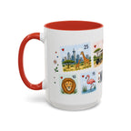 Nairobi Coffee Mug | Postage Stamp Collage Mug | Travel Souvenir Accent Cup 11oz 15oz