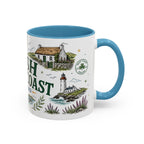 Irish West Coast Coffee Mug | Travel Destination Souvenir Gift | Accent Color Ceramic 11oz 15oz