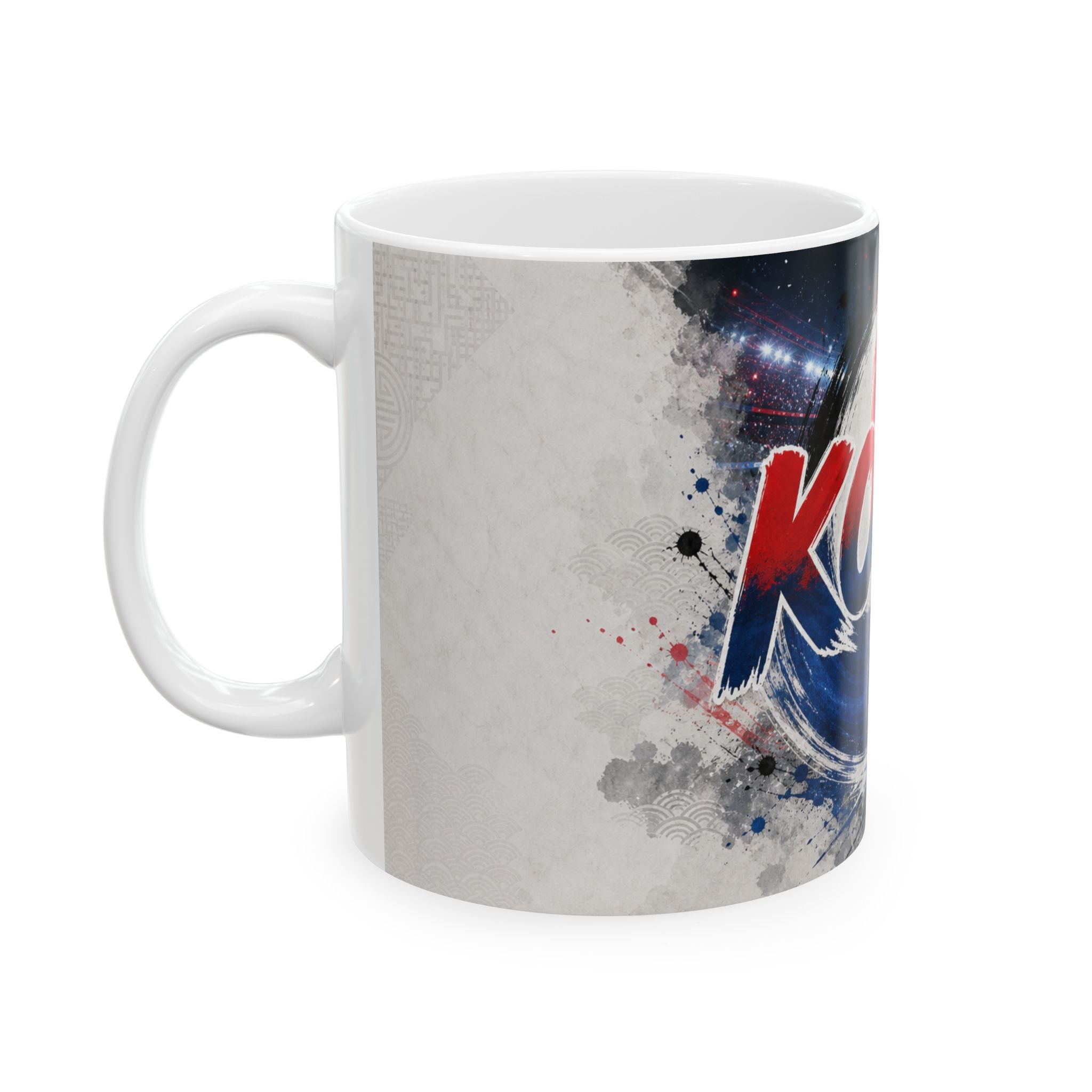 Korea Soccer Spirit Coffee Mug | Soccer Fan Gift | Ceramic 11oz 15oz Match Day Cup