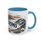Mount Bromo Mug, Indonesia Travel Souvenir, Bucket List Gift, Accent Ceramic Coffee Mug 11oz 15oz