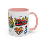 Nuremberg Illustrated Travel Mug | City Souvenir Accent Coffee Mug | 11oz 15oz Ceramic Cup