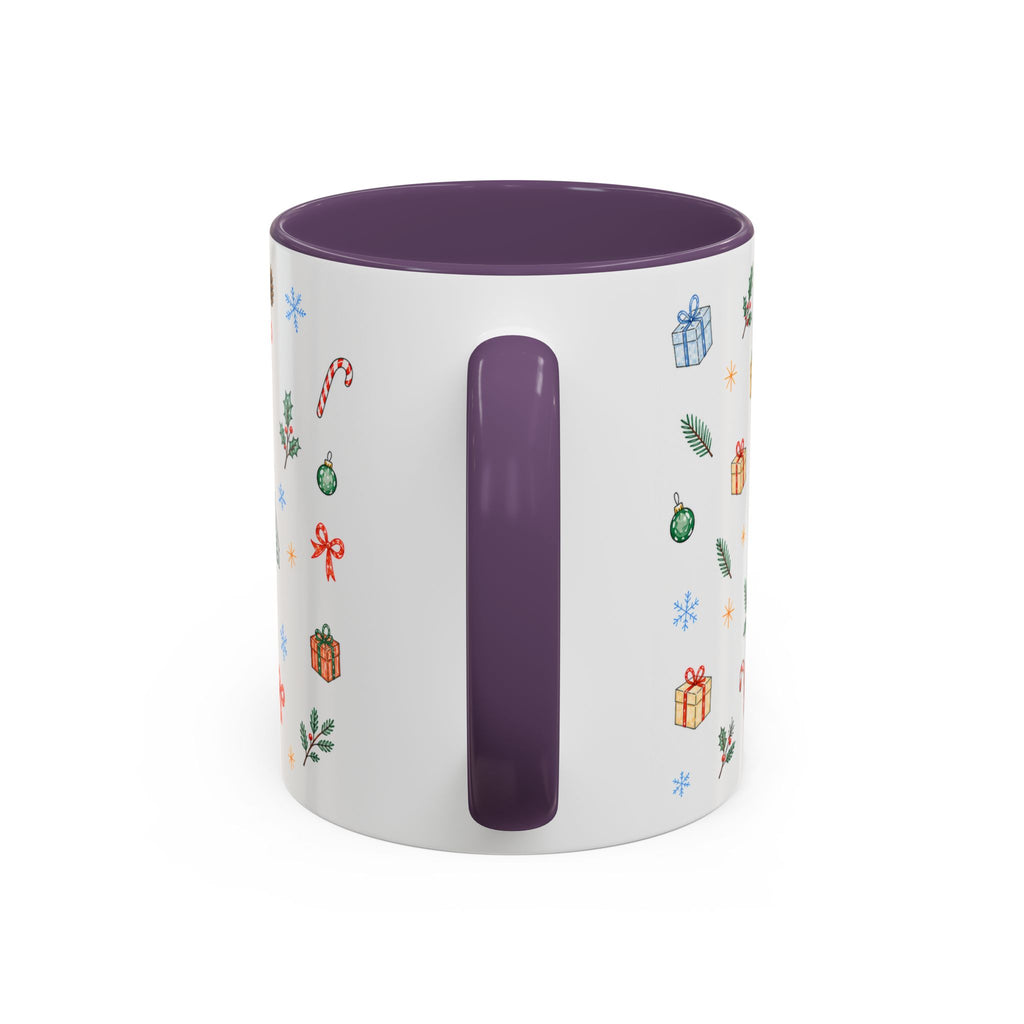 Miami Christmas Mug | Watercolor Art Deco City Souvenir (11oz/15oz)