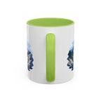 Glacier Bay National Park Coffee Mug | Solid Color Block Park Souvenir | 11oz 15oz Accent Mug