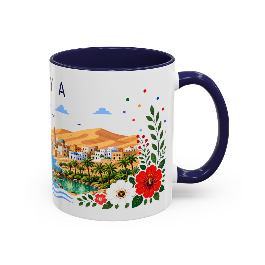 Libya Coffee Mug | Travel Souvenir Accent Mug | Place Gift Ceramic Cup 11oz 15oz