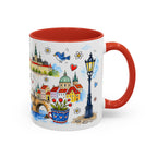 Prague Travel Mug | European City Souvenir Accent Coffee Mug | 11oz 15oz Ceramic Cup