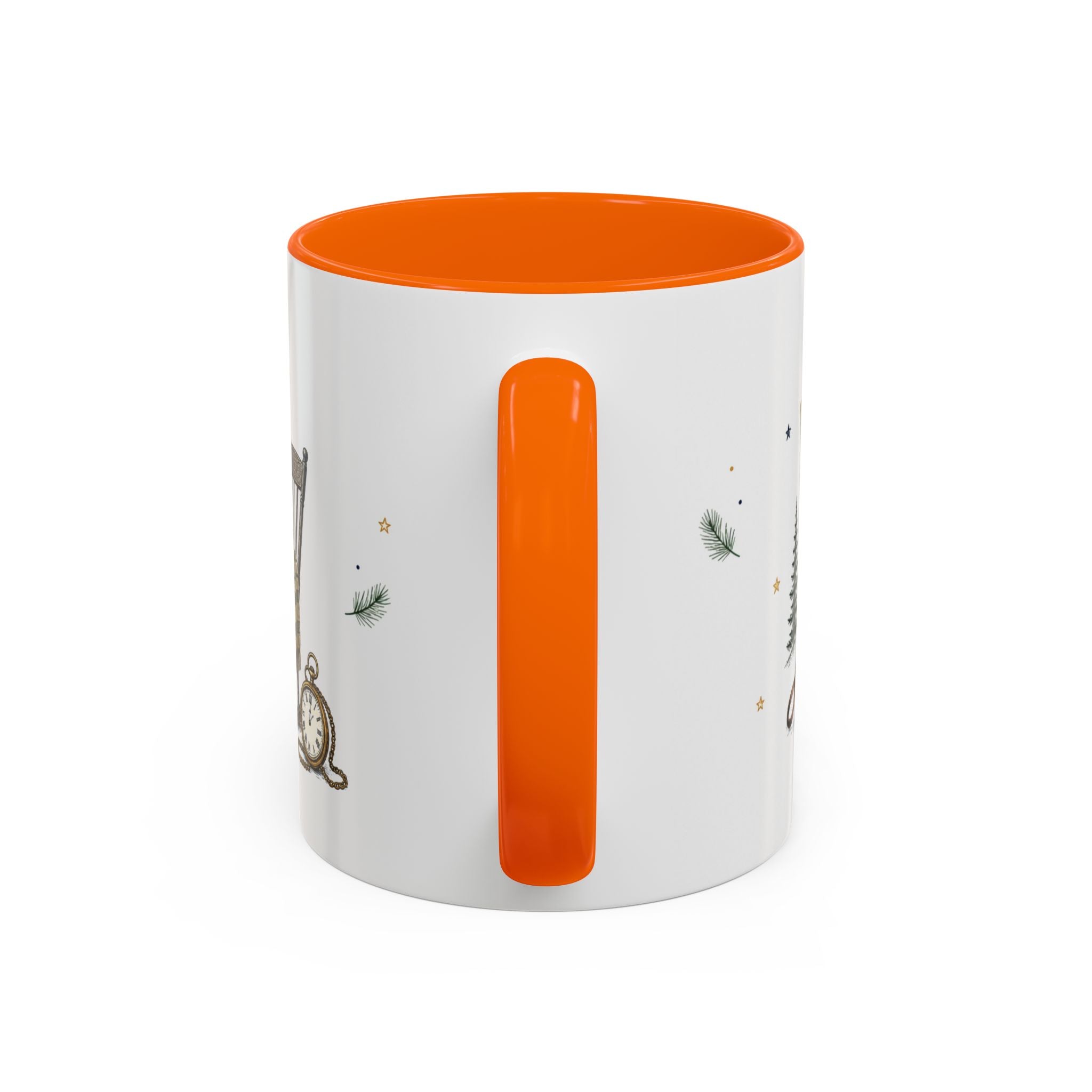 Grandpa's Stories Are The Best Coffee Mug | Gift From Grandkids | Accent Color Ceramic 11oz 15oz