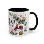 Ho Chi Minh City Coffee Mug | Vietnam Souvenir Travel Gift | Accent Color Ceramic 11oz 15oz
