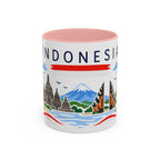 Indonesia Coffee Mug | Travel Souvenir Accent Mug | Country Gift Ceramic Cup 11oz 15oz