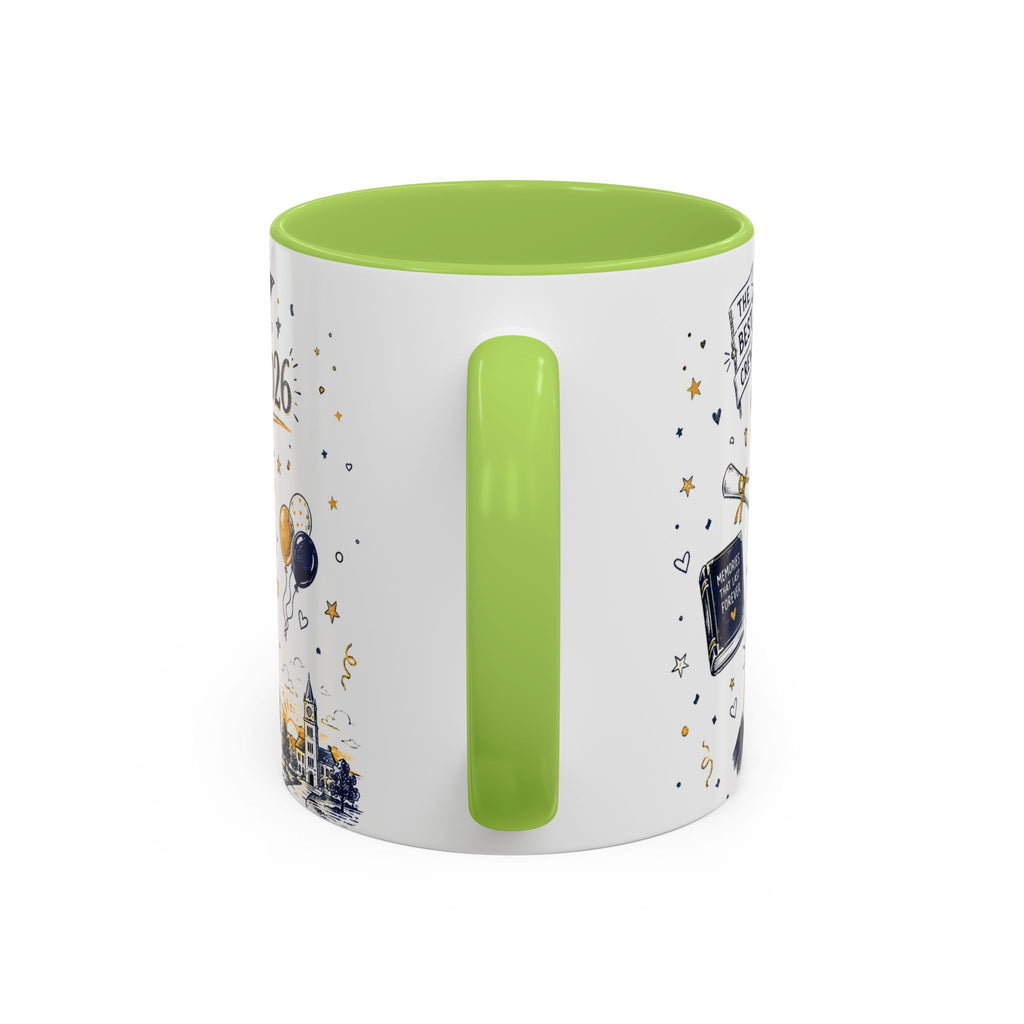 We Did It Class of 2026 Coffee Mug | Graduation Gift | Accent Color Ceramic 11oz 15oz