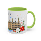 Belgium Coffee Mug | Travel Souvenir Accent Mug | Place Gift Ceramic Cup 11oz 15oz