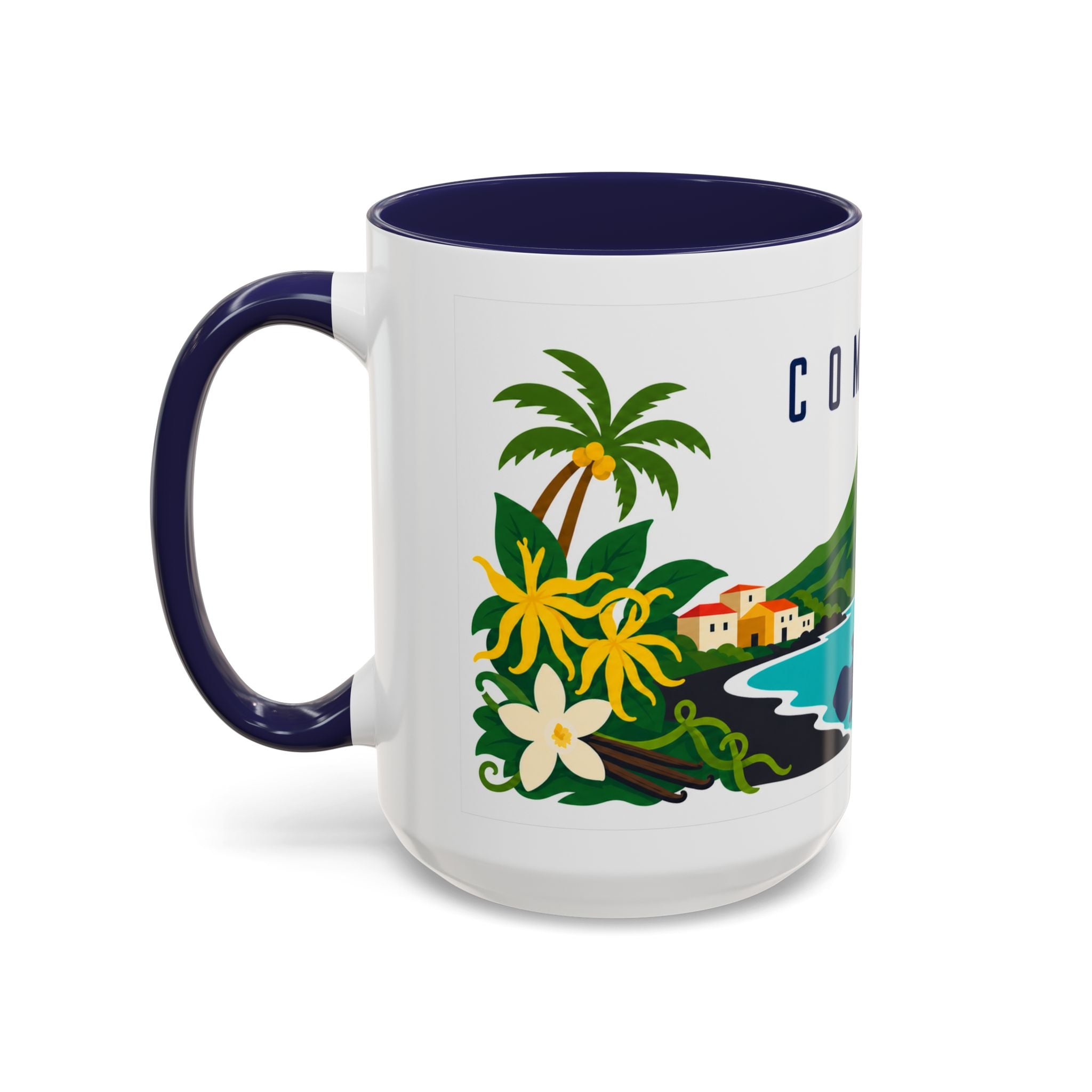 Comoros Coffee Mug | Travel Souvenir Accent Mug | Country Gift Ceramic Cup 11oz 15oz