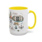 Venice Coffee Mug | Italy Souvenir Travel Gift | Accent Color Ceramic 11oz 15oz