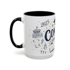 Congrats Graduate Coffee Mug | Class of 2026 Graduation Gift | Accent Color Ceramic 11oz 15oz