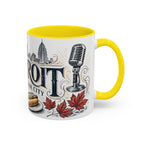Detroit Coffee Mug | United States Travel Souvenir | Vintage Illustrated City Gift | 11 oz 15 oz Accent Mug