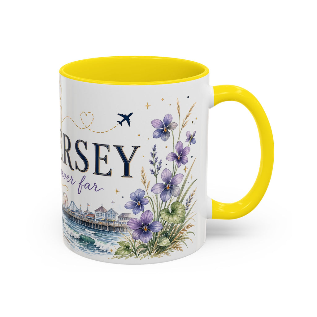 New Jersey Home State Mug | Moving Away Gift | Long Distance Friendship Coffee Cup | 11oz 15oz Accent Mug