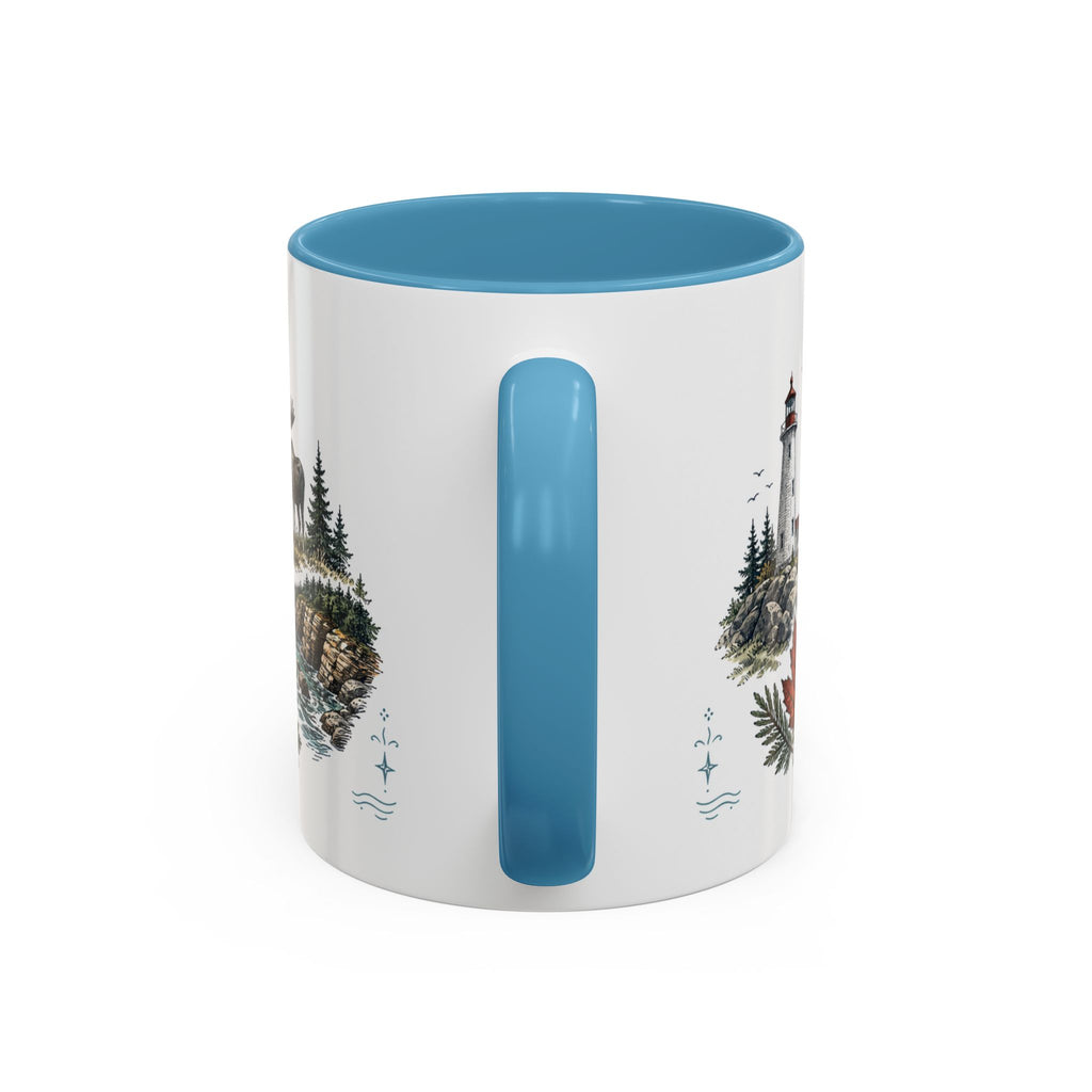 Cabot Trail Mug, Nova Scotia Travel Souvenir, Bucket List Gift, Accent Ceramic Coffee Mug 11oz 15oz