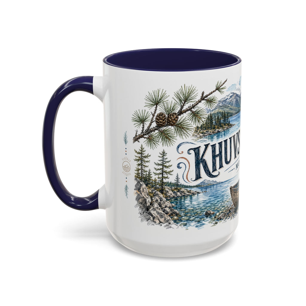 Khuvsgul Lake Mug, Mongolia Travel Souvenir, Bucket List Gift, Accent Ceramic Coffee Mug 11oz 15oz