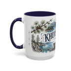 Khuvsgul Lake Mug, Mongolia Travel Souvenir, Bucket List Gift, Accent Ceramic Coffee Mug 11oz 15oz