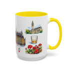 Lille Illustrated Travel Mug | City Souvenir Accent Coffee Mug | 11oz 15oz Ceramic Cup