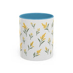 Nebraska Goldenrod Mug, State Flower Floral Coffee Cup, 11oz Botanical Gift