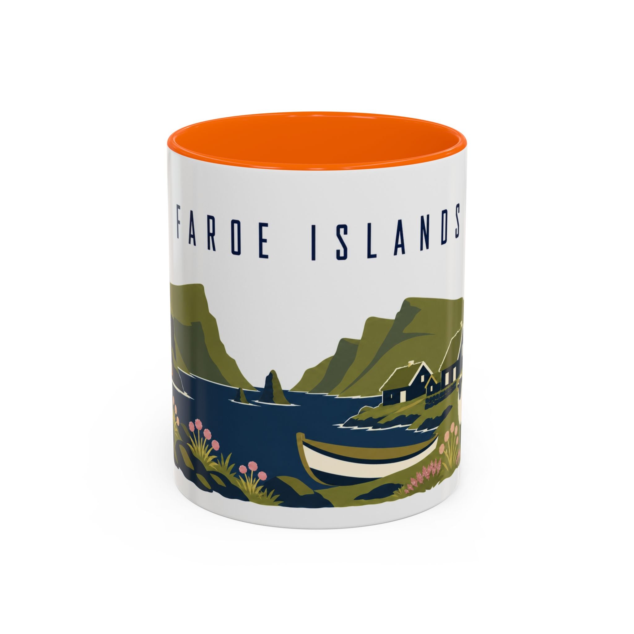 Faroe Islands Coffee Mug | Travel Souvenir Accent Mug | Country Gift Ceramic Cup 11oz 15oz