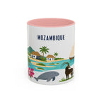 Mozambique Home Country Mug | Moving Away Gift | Long Distance Friendship | 11 oz 15 oz Accent Mug