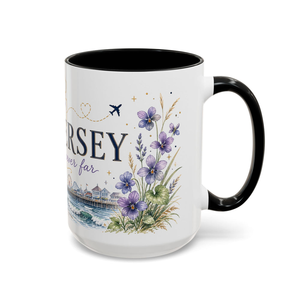 New Jersey Home State Mug | Moving Away Gift | Long Distance Friendship Coffee Cup | 11oz 15oz Accent Mug