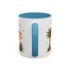 Sahara Dunes Coffee Mug | Travel Destination Souvenir Gift | Accent Color Ceramic 11oz 15oz