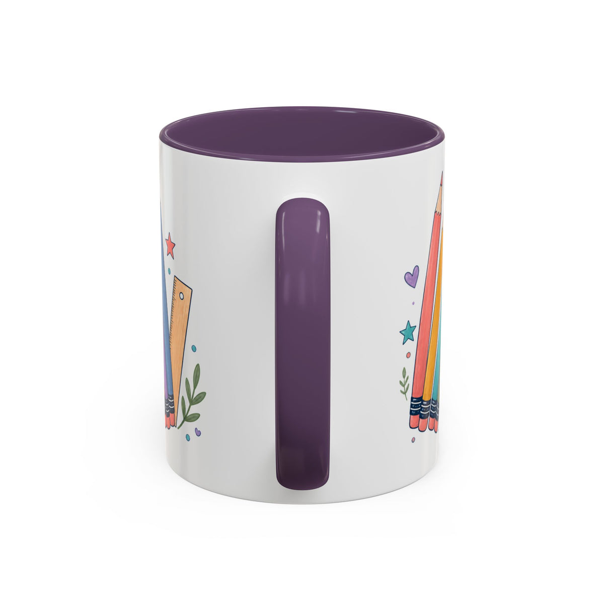 Personalized First Year Teacher Mug | Custom Name Pencil Coffee Cup