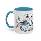 Rio de Janeiro Coffee Mug | Brazil Souvenir Travel Gift | Accent Color Ceramic 11oz 15oz