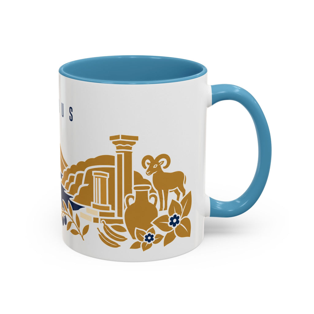Cyprus Coffee Mug | Travel Souvenir Accent Mug | Country Gift Ceramic Cup 11oz 15oz