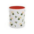 Arizona Saguaro cactus blossom Mug, State Flower Floral Coffee Cup, 11oz Botanical Gift