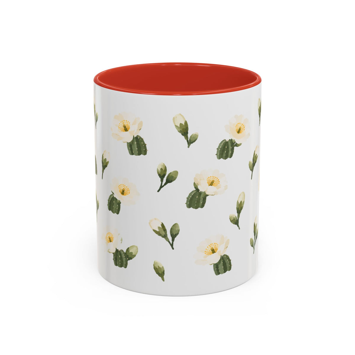 Arizona Saguaro cactus blossom Mug, State Flower Floral Coffee Cup, 11oz Botanical Gift