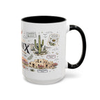 Phoenix Coffee Mug | Arizona Souvenir City Gift | Accent Color Ceramic 11oz 15oz