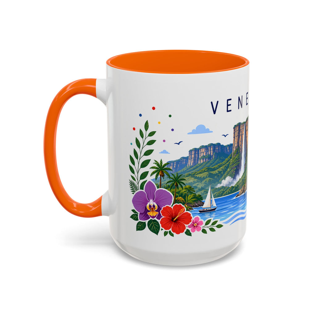 Venezuela Coffee Mug | Travel Souvenir Accent Mug | Place Gift Ceramic Cup 11oz 15oz