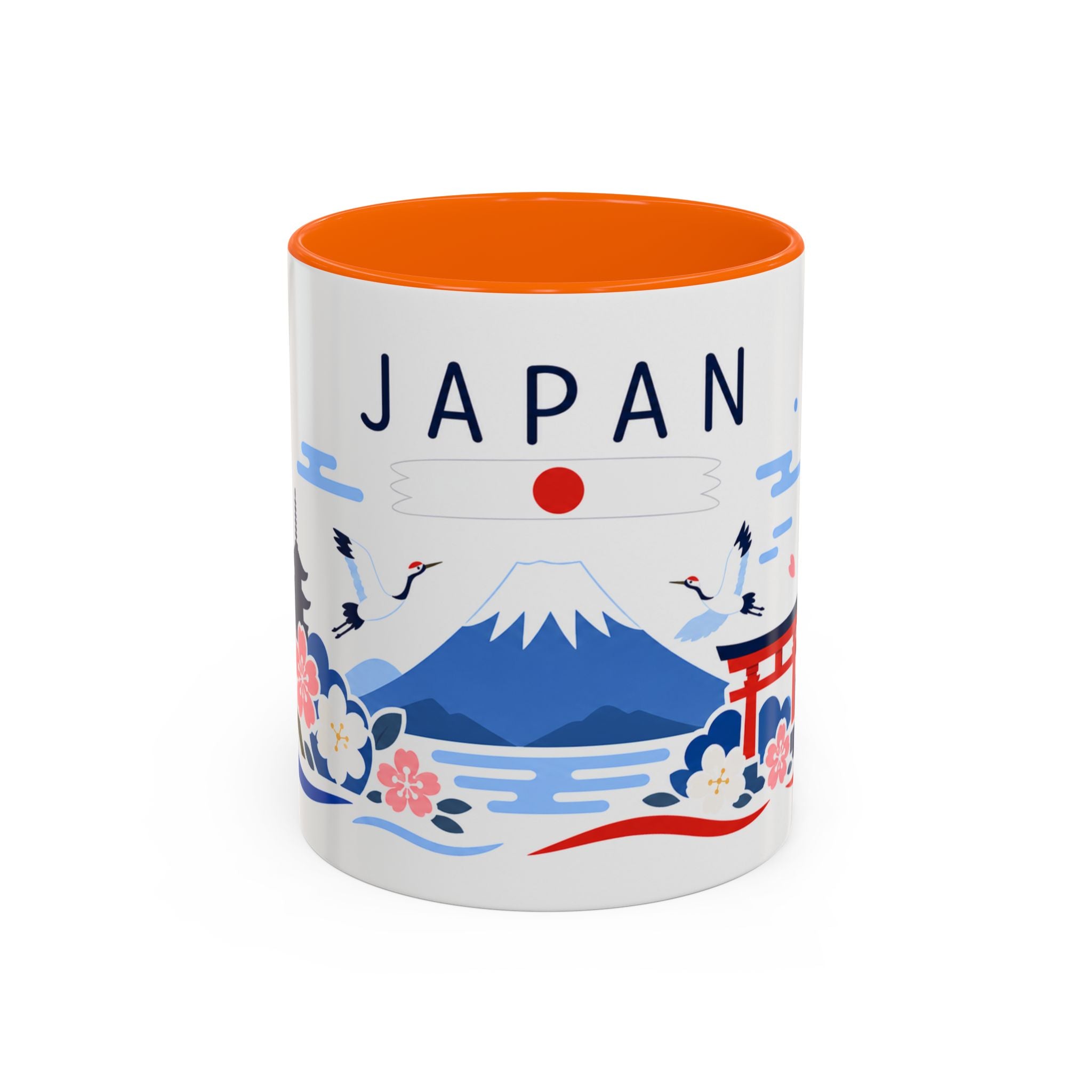 Japan Coffee Mug | Travel Souvenir Accent Mug | Country Gift Ceramic Cup 11oz 15oz